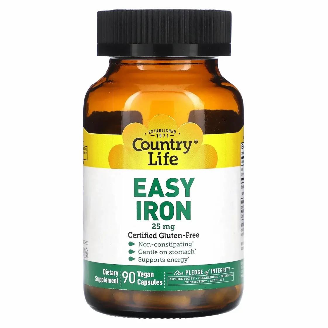 Easy iron, Железо в легкоусвояемой форме, 25 мг