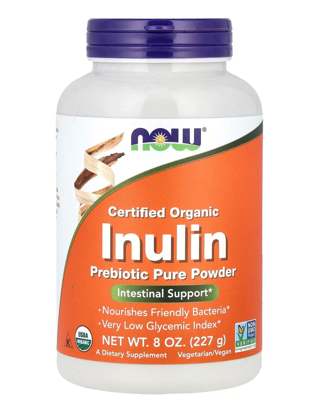 Inulin Prebiotic - Сертифицированный органический инулин, пребиотик в чистом порошке