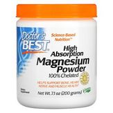 Doctor's Best Magnesium Chelated Powder - 100 % хелатированный легкоусвояемый магниевый порошок с формулой Albion Minerals