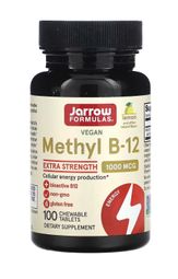 Jarrow Formulas Methyl B12 (Метил B12) 1000 мкг лимон