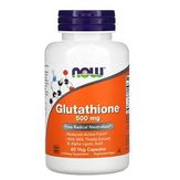 NOW Foods Glutathione - Глутатион, 500 мг