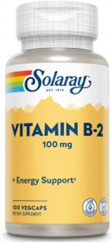Solaray Products Vitamin B-2 100 mg