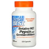 Doctor's Best Betaine HCL Pepsin & Gentian Bitters