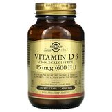 Solgar Vitamin D3 - Витамин D3 (холекальциферол), 15 мкг (600 МЕ)