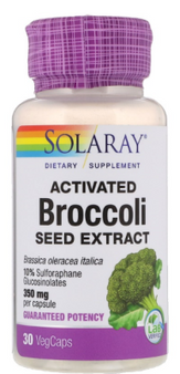 Solaray Products Broccoli Seed Extract (Активированный экстракт семян брокколи) 350 мг