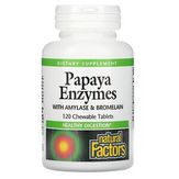Natural Factors Papaya Enzymes - Ферменты папайи с амилазой и бромелаином