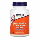 NOW Foods Glucosamine Chondroitin MSM - Глюкозамин, Хондроитин и МСМ