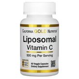 California Gold Nutrition Liposomal - Липосомальный витамин C, 500 мг