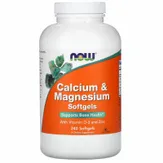 NOW Foods Magnesium & Calcium With Zinc and Vitamin D-3