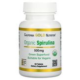California Gold Nutrition Organic Spirulina - Органическая Спирулина, сертификат USDA Organic, 500 мг