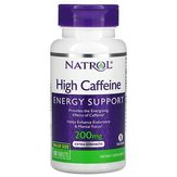 Natrol High Caffeine - Высокий кофеин, Особая сила, 200 мг