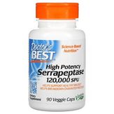 Doctor's Best High Potency Serrapeptase 120 000 - Серрапептаза с высокой эффективностью