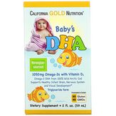 California Gold Nutrition Baby's DHA -  Омега-3 с витамином D3
