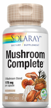 Solaray Products Solaray Mushroom Complete (Комплексная добавка с грибами) 1200 мг