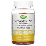 Nature's way Vitamin D3 - витамин D3, со вкусом фруктового ассорти, 50 мкг (2000 МЕ)