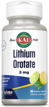 Kal Lithium Orotate ActivMelt 5 mg - Оротат лития