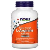 NOW Foods L-Arginine - L-аргинин, двойная концентрация, 1000 мг