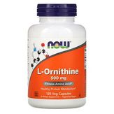 NOW Foods L-Ornithine - L-орнитин, 500 мг