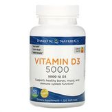 Nordic Naturals Витамин D3 5000, со вкусом апельсина, 5000 МЕ