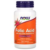 NOW Foods Folic Acid with Vitamin B-12 800 mcg