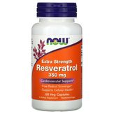NOW Foods Resveratrol - Ресвератрол с повышенной силой действия, 350 мг