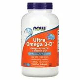 NOW Foods Ultra Omega 3-D - Ультра омега 3-D  (из рыбьего желатина)