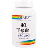 Solaray Products HCL with Pepsin 650 mg