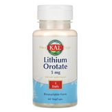 Kal Lithium Orotate 5 mg - Оротат лития