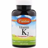 Carlson Labs Витамин K2 MK-7 (менахинон-7), 45 мкг - Vitamin K2 MK-7