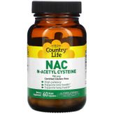 Country Life NAC, N-ацетилцистеин, 750 мг
