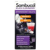 Sambucol Black Elderberry - черная бузина, витамин C и цинк 15 шипучих таблеток