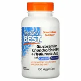 Doctor's Best Glucosamine Chondroitin MSM Hyaluronic Acid - глюкозамин, хондроитин и МСМ с гиалуроновой кислотой