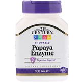 21st CENTURY Papaya Enzyme - Ферменты папайи