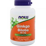 NOW Foods Ginkgo Biloba 60 mg -  Гинкго билоба