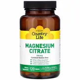 Country Life Magnesium Citrate - Цитрат магния, 250 мг