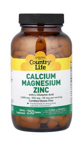 Country Life Calcium Magnesium Zinc - Кальций Магний Цинк