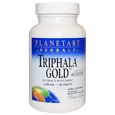 Planetary Herbals Triphala Gold, здоровье желудочно-кишечного тракта, 1,000 мг