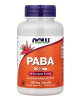 NOW Foods PABA, ПАБА 500 mg