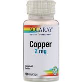 Solaray Products Copper 2 mg - Медь