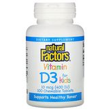 Natural Factors Natural Factors Vitamin D3 400 IU