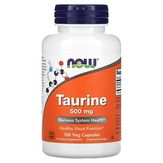 NOW Foods Taurine - Таурин, 500 мг