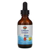 Kal Lithium Orotate - Оротат лития в каплях, натуральный вкус лимона и лайма