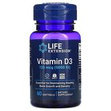 Life Extension Vitamin D3 - витамин D3, 125 мкг (5000 МЕ)