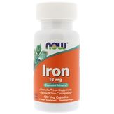 NOW Foods Iron - Железо 18 mg