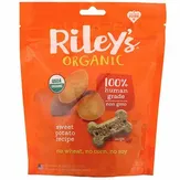 Riley’s Organics Лакомства для собак, большая косточка, рецепт с бататом, (5 унций)