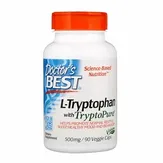 Doctor's Best L-Tryptophan - L-триптофан с TryptoPure, 500 мг
