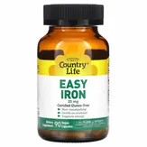 Country Life Easy iron, Железо в легкоусвояемой форме, 25 мг