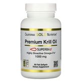 California Gold Nutrition Premium Krill Oil - SUPERBA2™, масло криля премиального качества, 1000 мг