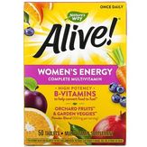 Nature's way Alive! Women's Energy полноценный мультивитаминный энергетический комплекс для женщин