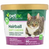 petnc Natural Care Мягкие жевательные таблетки для защиты от образования комков шерсти, для всех кошек, со вкусом курицы и сыра